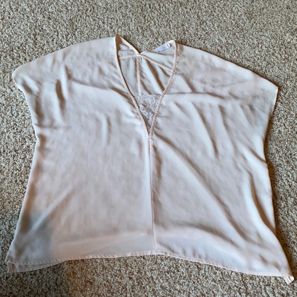 Blush lush blouse